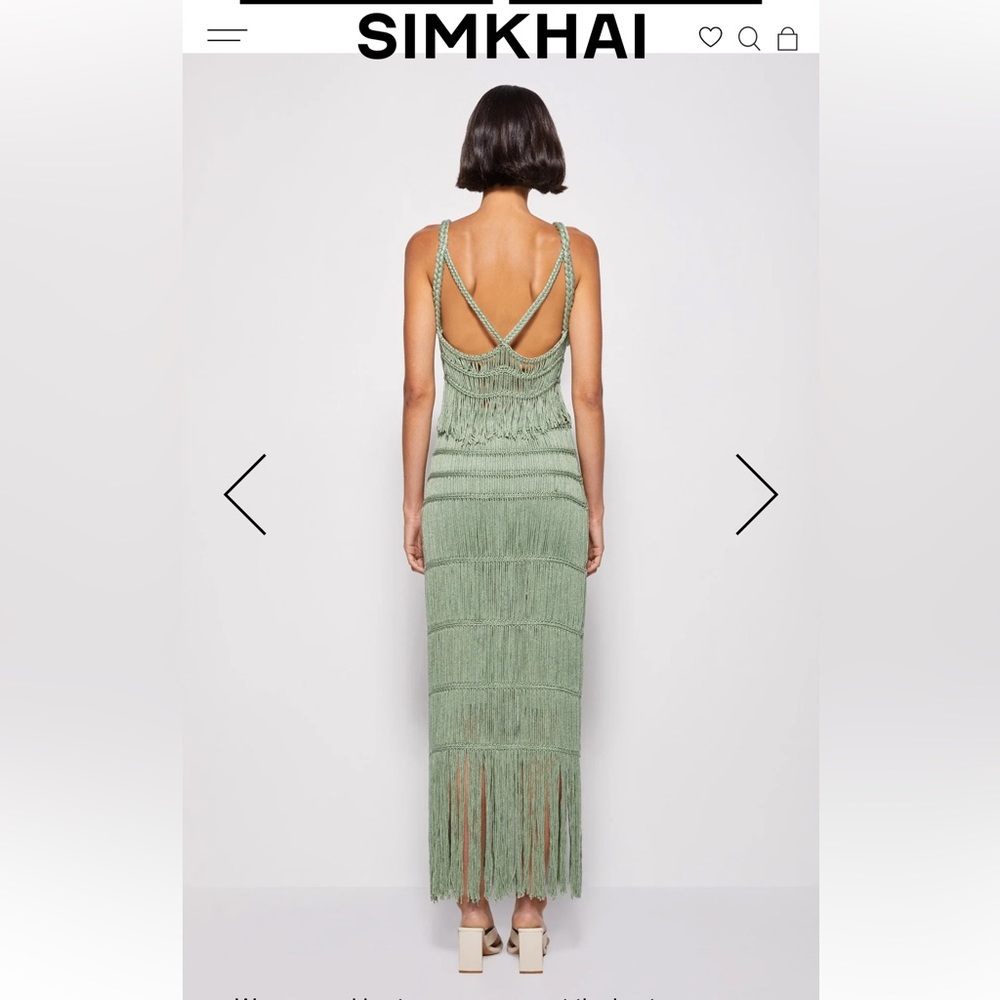 Jonathan Simkhai Claudette Macrame Bralette & Cor… - image 2